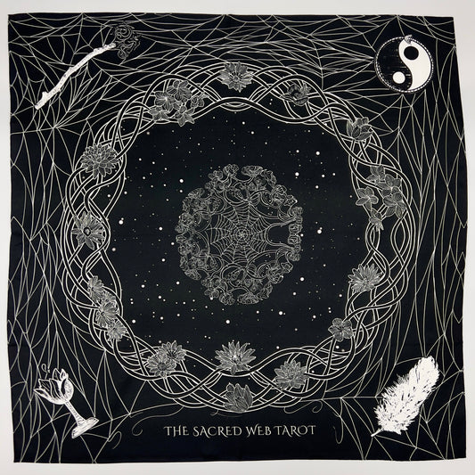 The Sacred Web Tarot Altar Scarf