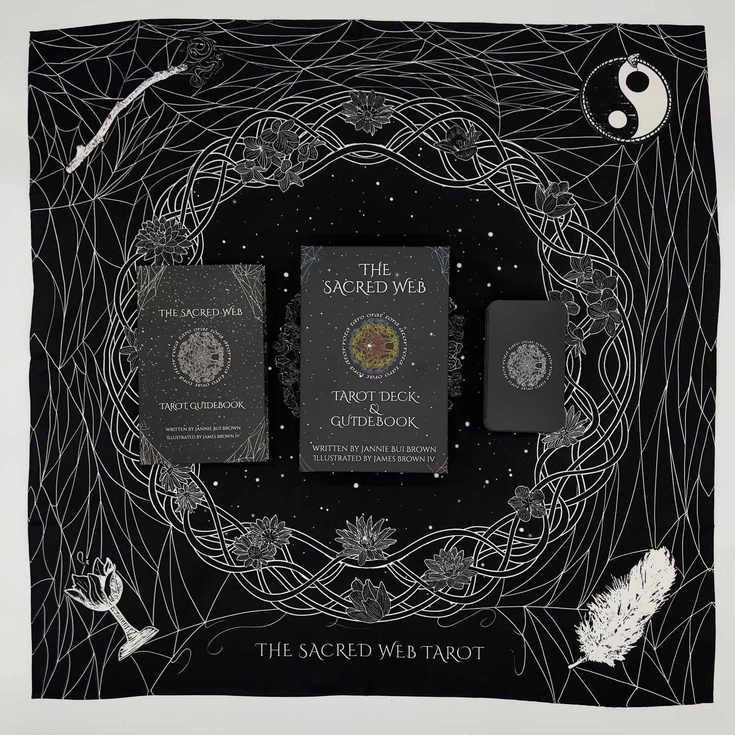 The Sacred Web Tarot Altar Scarf