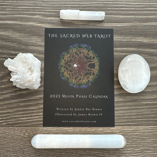 The Sacred Web Tarot 2023 Moon Phase Calendar